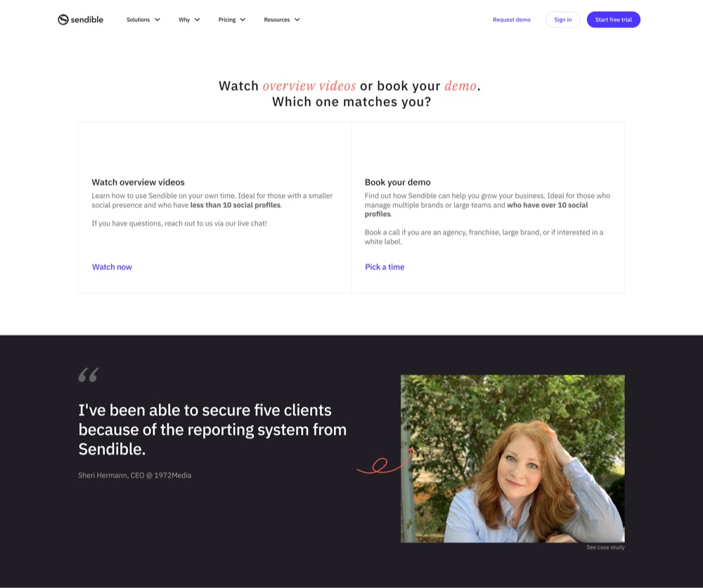 Demo page, a 2024 test variant