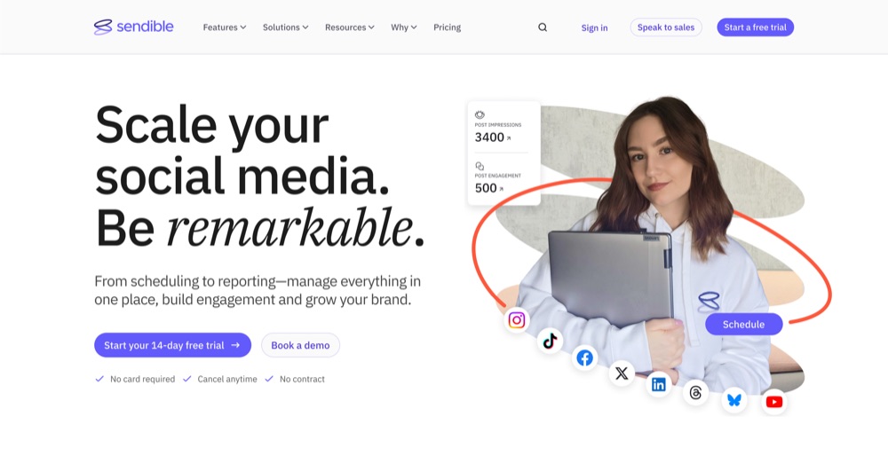 Homepage, 2025 single-colleague hero